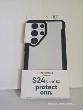 On Running Clear Back Phone Case with Black Trim for S24 Ultra